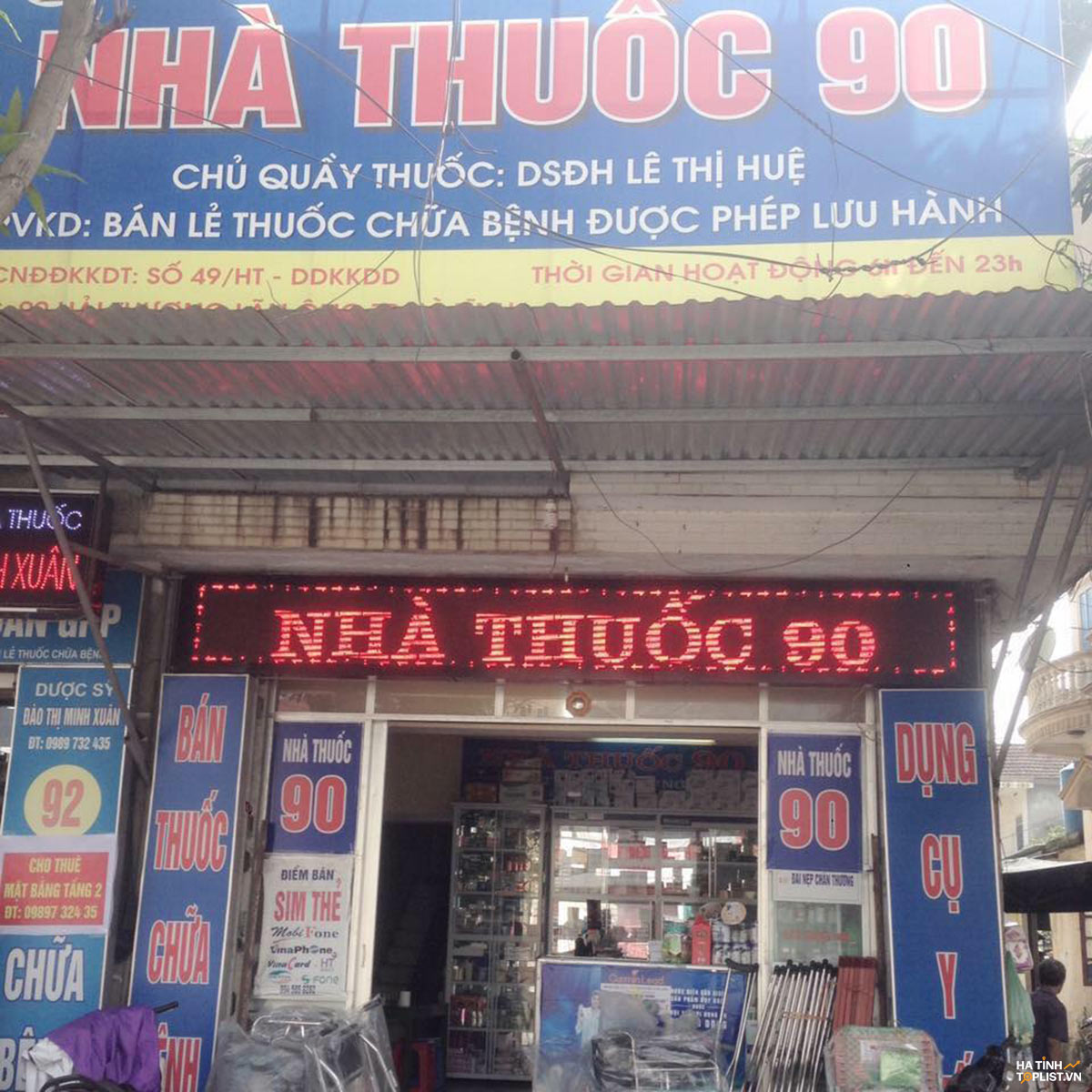 Tiệm thuốc tây tại Hà Tĩnh