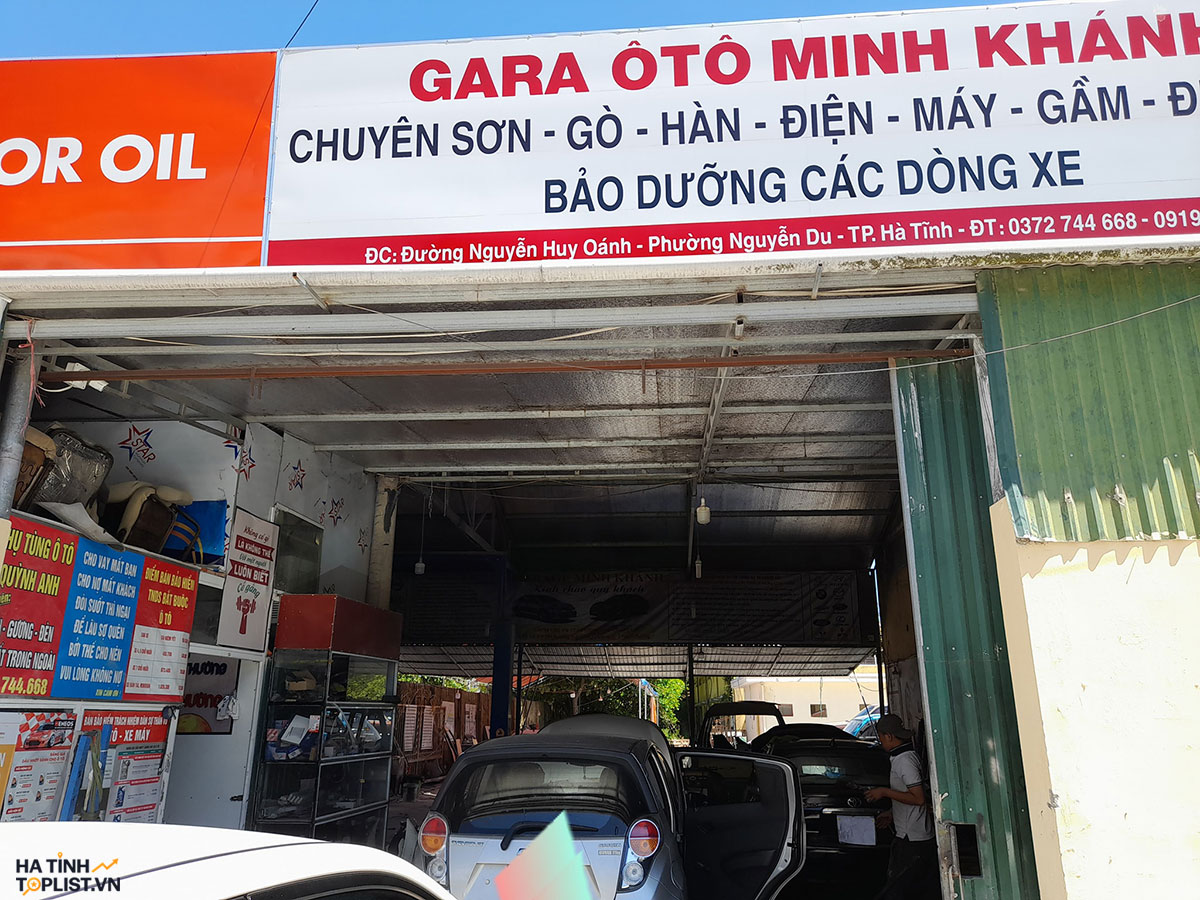 Gara sửa chữa ô tô tại Hà Tĩnh 