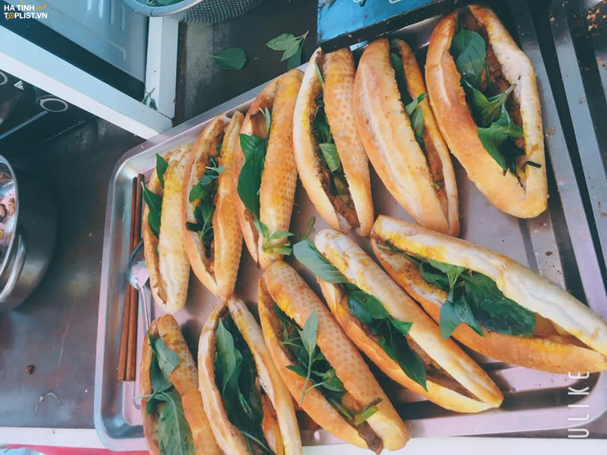 Quán bánh mỳ tại Hà Tĩnh