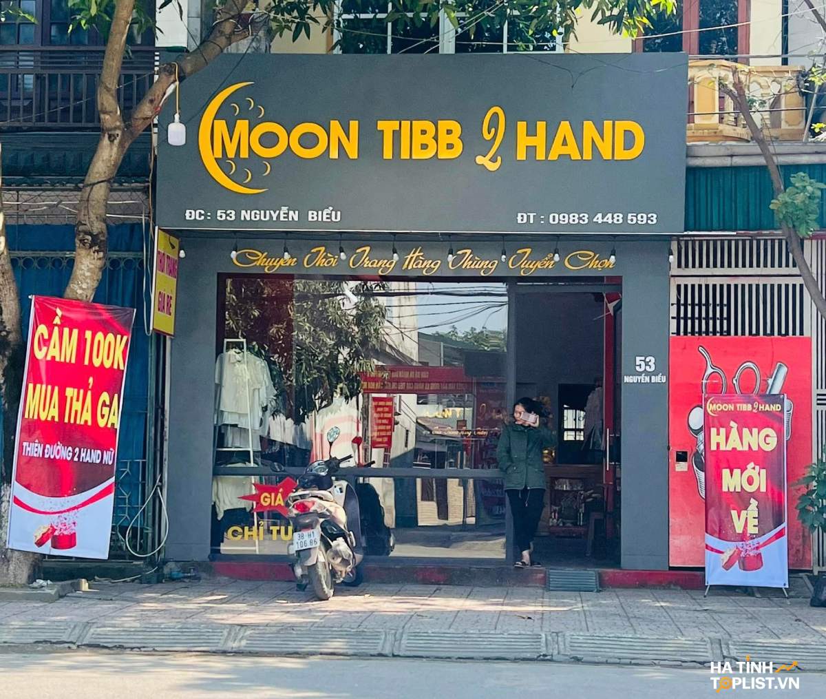 Cửa hàng bán đồ secondhand tại Hà Tĩnh