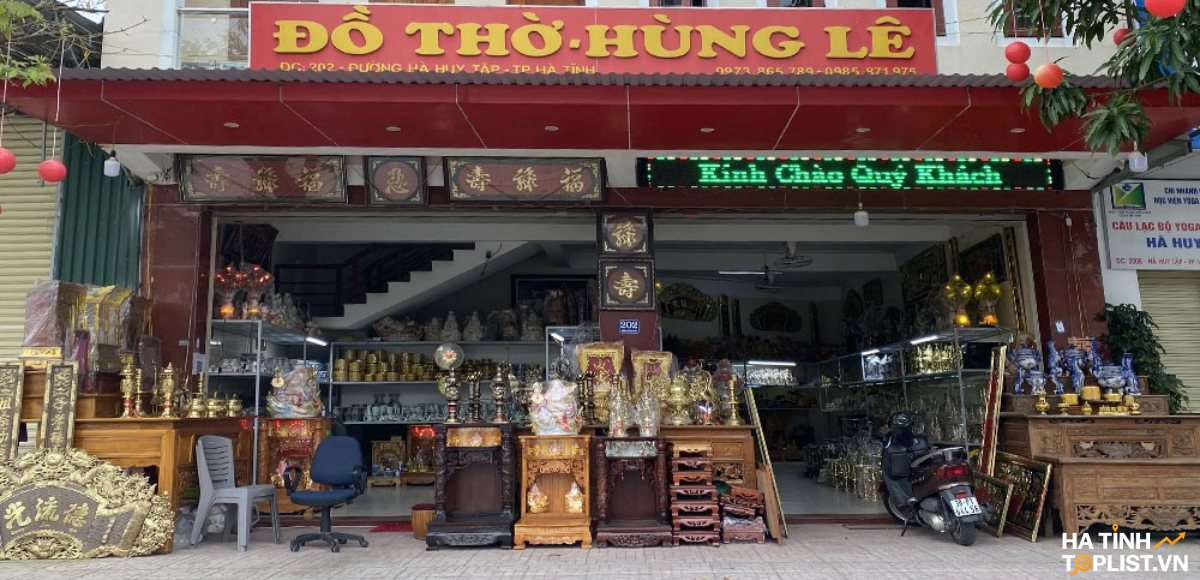 Cửa hàng bán đồ thờ tại Hà Tĩnh