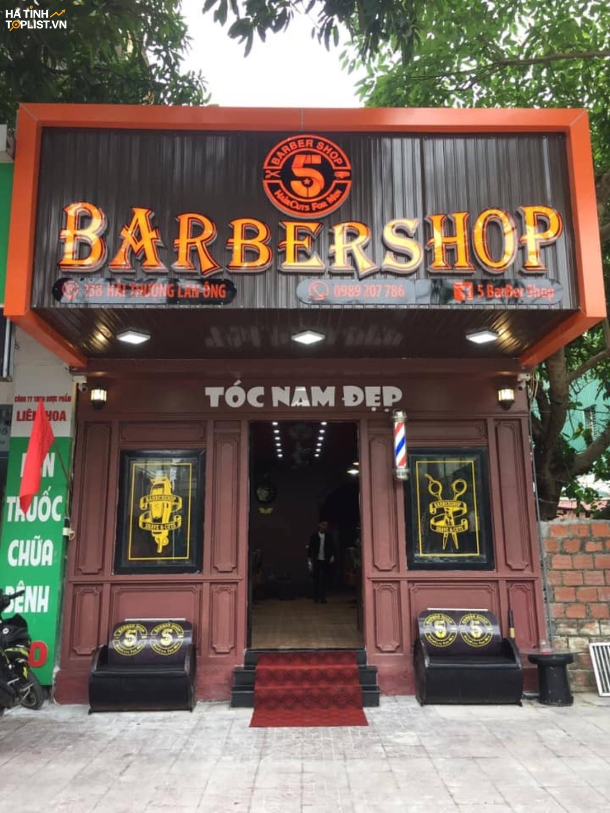Tiệm cắt tóc nam tại Hà Tĩnh